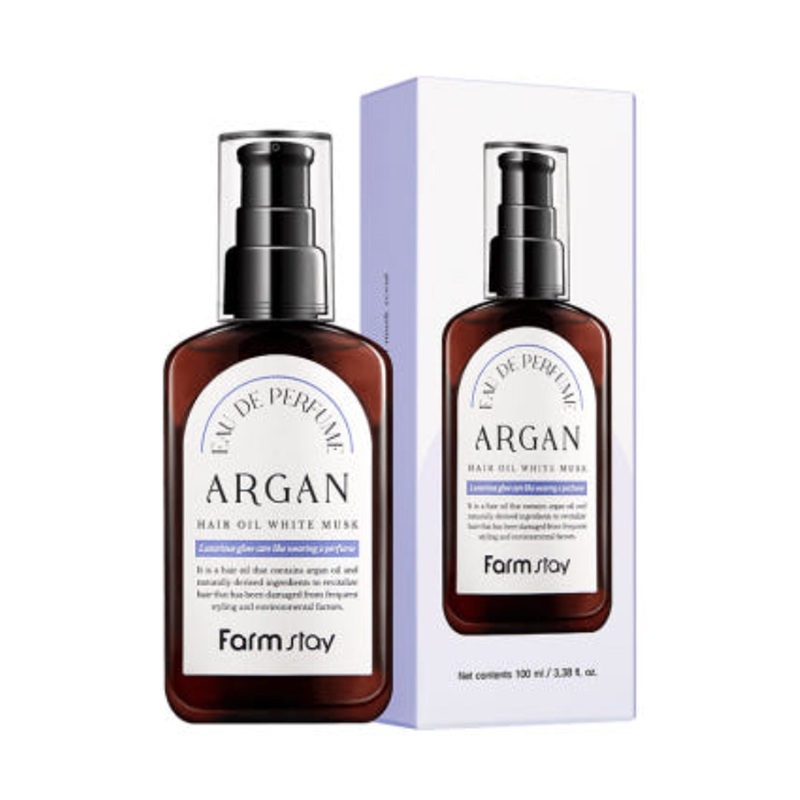 Farmstay Eau de Perfume Argan Hair Oil White Musk 100ml