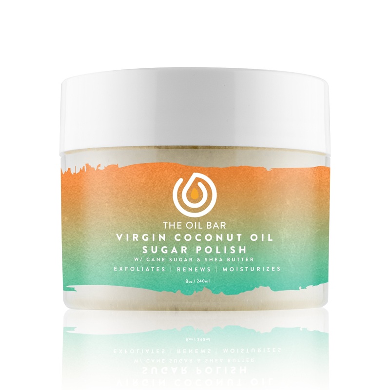 Michelle Obama First Lady Type W Virgin Coconut Oil Sugar Polish 8oz
