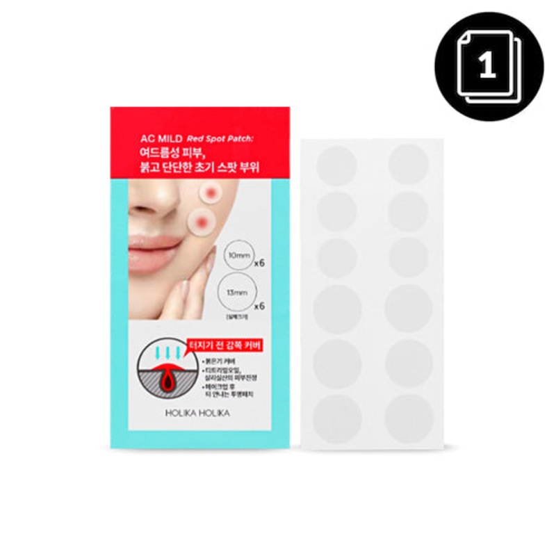 Holika Holika AC MILD Red Spot Patch 12 patches 12 patches