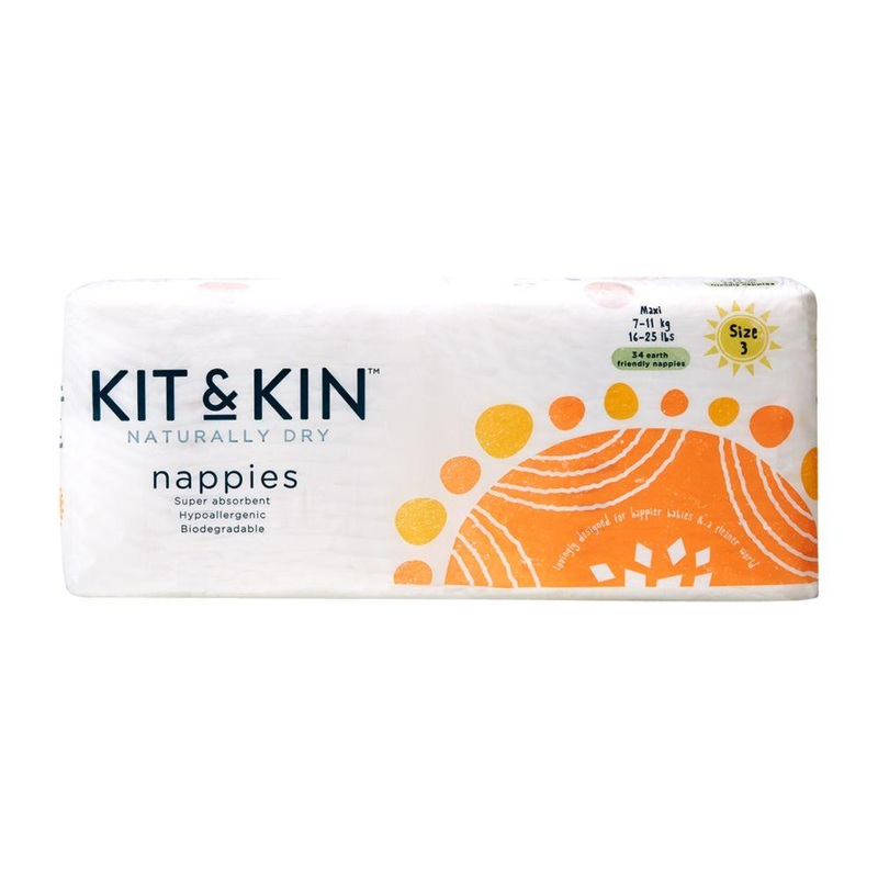 Size 3, 34 Eco Nappies, 7-13Kg