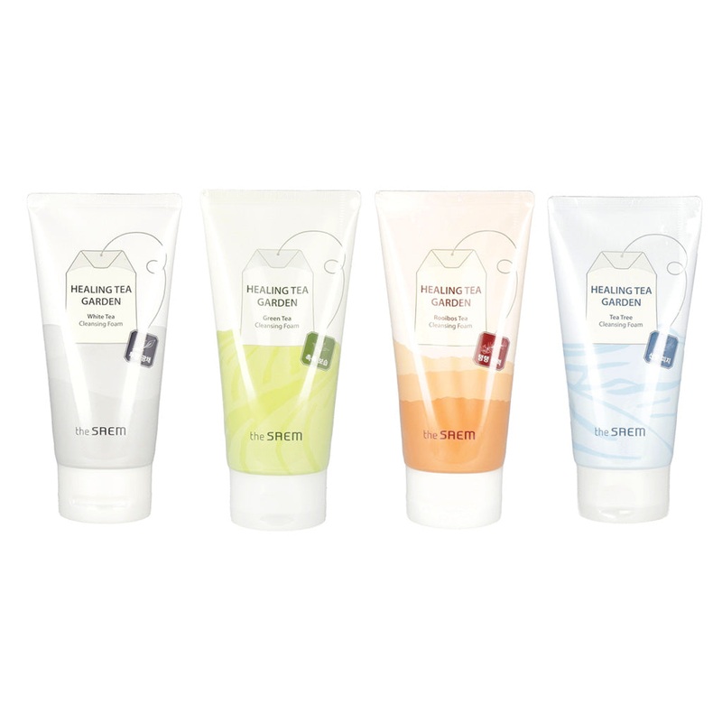 the SAEM Healing Tea Garden Cleansing Foam 4 types White Tea