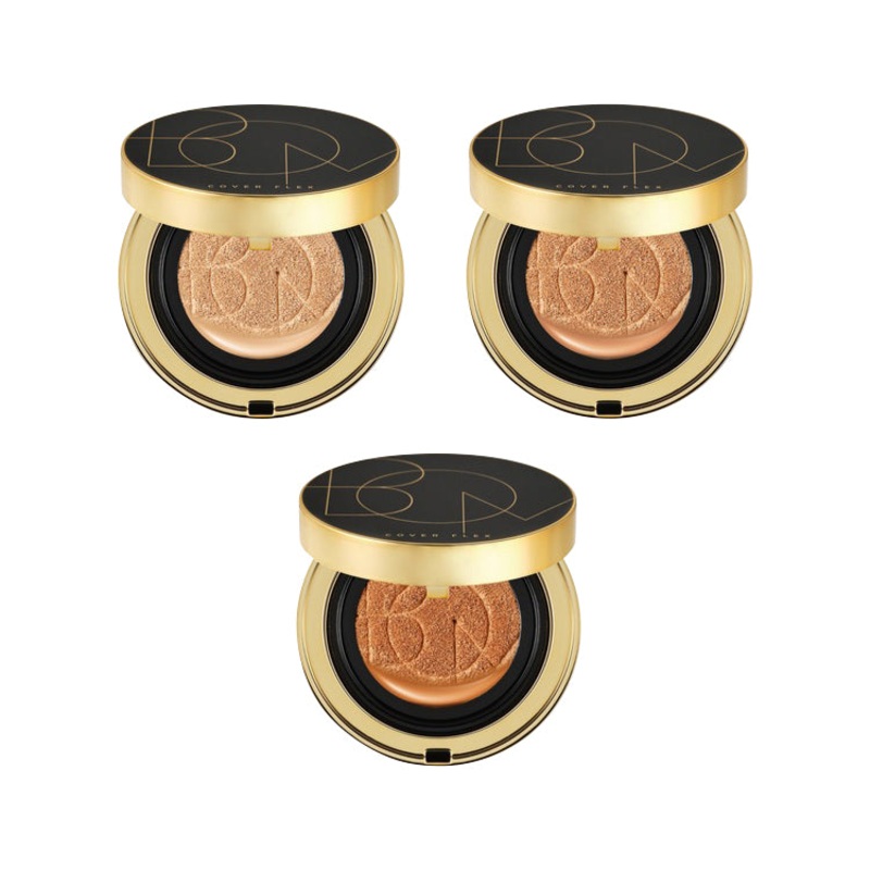 BOM Cosmetic Cover Flex Cushion SPF50+ PA++++ 15g 3colors 21N Ivory