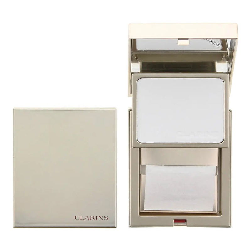 Clarins Pore Perfecting Matifying Kit Unboxed Powder 6.5g And Blotting Papers