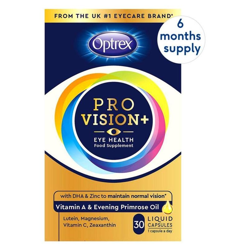 Optrex ProVision+ 6 Month Supply – 180 Liquid Capsules (6 pack bundle)
