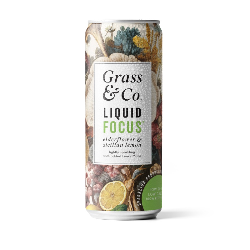 Liquid Focus Elderflower, Sicilian Lemon & Lion’s Mane Nootropic Drink 250ml