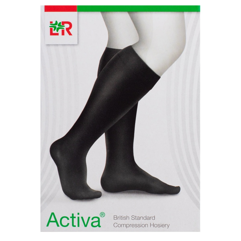 Below Knee Stockings Class 1 Black large Large Black