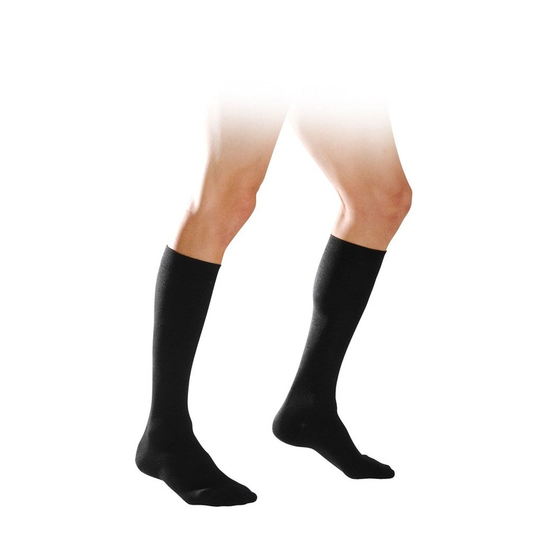 Essential Cotton Class 3 Calf Normal Extra Large Black 1 pair XL Black