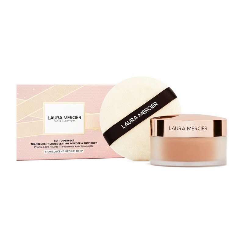 Set To Perfect Loose Setting Powder & Puff Set – Medium Deep