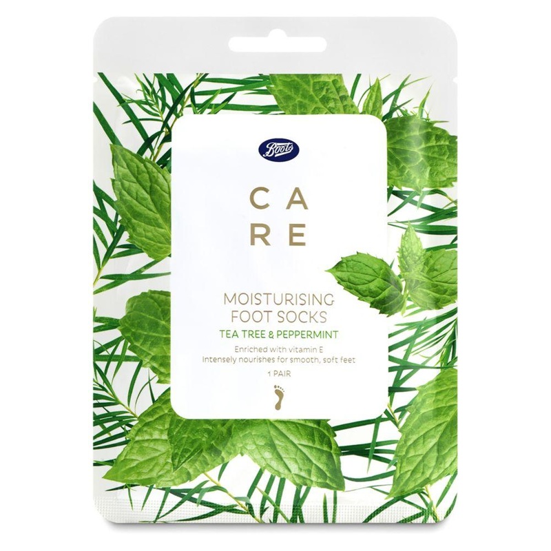 Tea Tree & Peppermint Moisturising Foot Socks – 1 Pair
