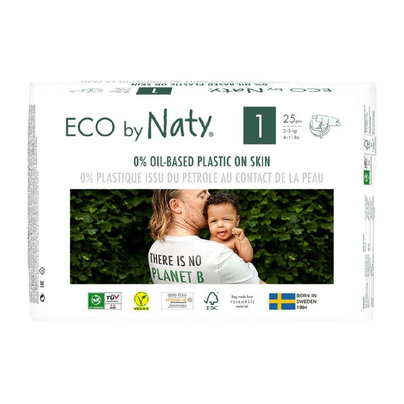 Newborn, 25 Eco Nappies, 2-5Kg
