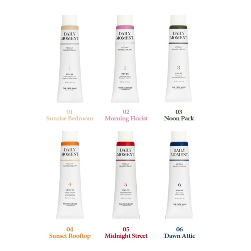 THE FACE SHOP Daily Moment Vegan Hand Cream 30ml #01 Sunrise Bedroom