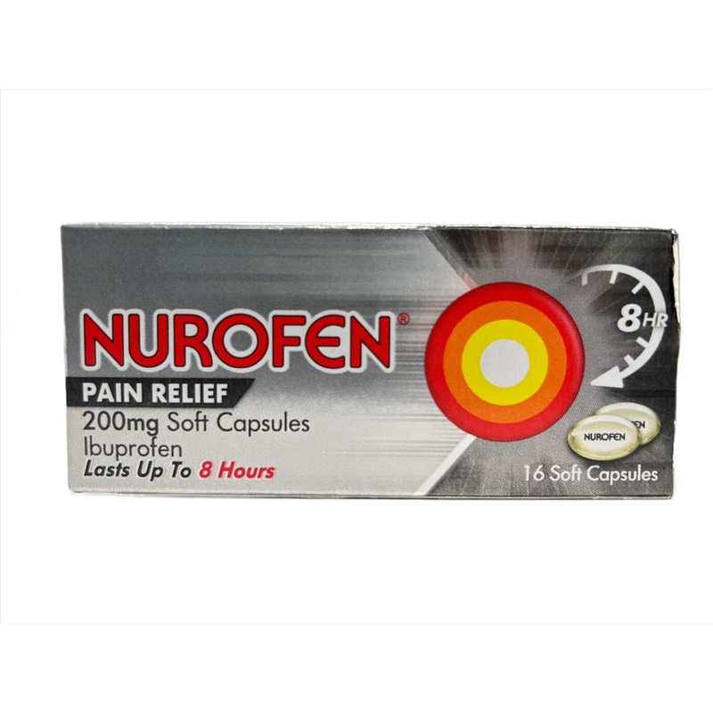 Pain Relief 200mg Ibuprofen 16 capsules