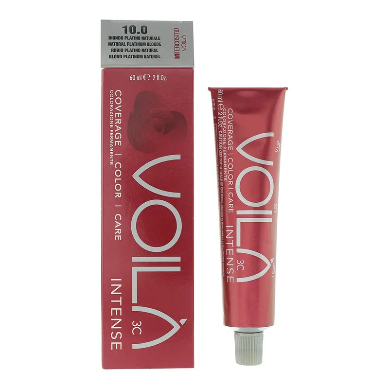 Intercosmo Voil 3C Intense 10.0 Natural Platinum Blonde Hair Colour 60ml