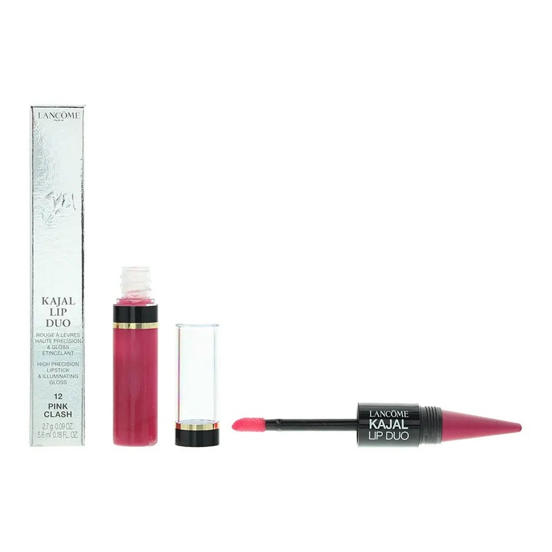 Lancme Lip Kajal Duo 12 Pink Clash High Precision Lipstick 2.7g  Illuminating