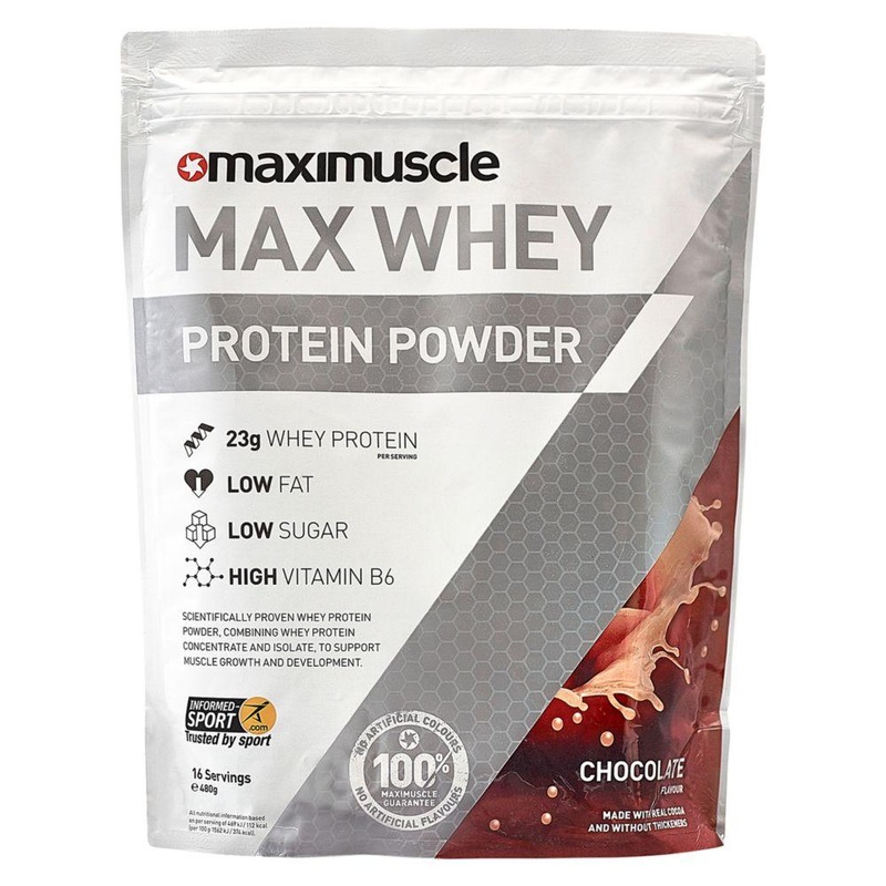 Max Whey Protein Powder Chocolate Flavour – 480G