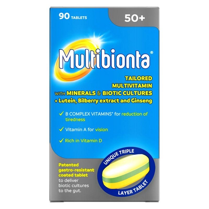 Multibionta 50+ – 90 Tablets