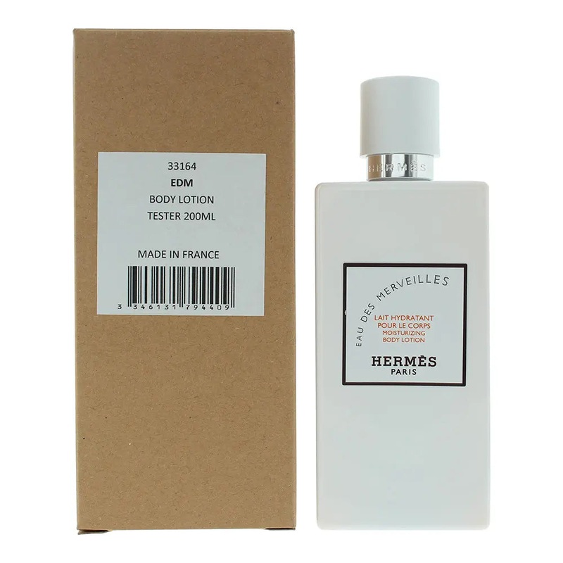 Herms Eau Des Merveilles Tester Moisturizing Body Lotion 200ml