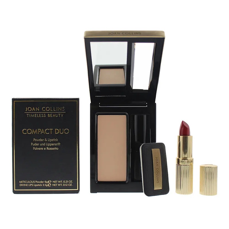 Joan Collins Compact Duo Powder 6g – Alexis Cream Lipstick 3.5g