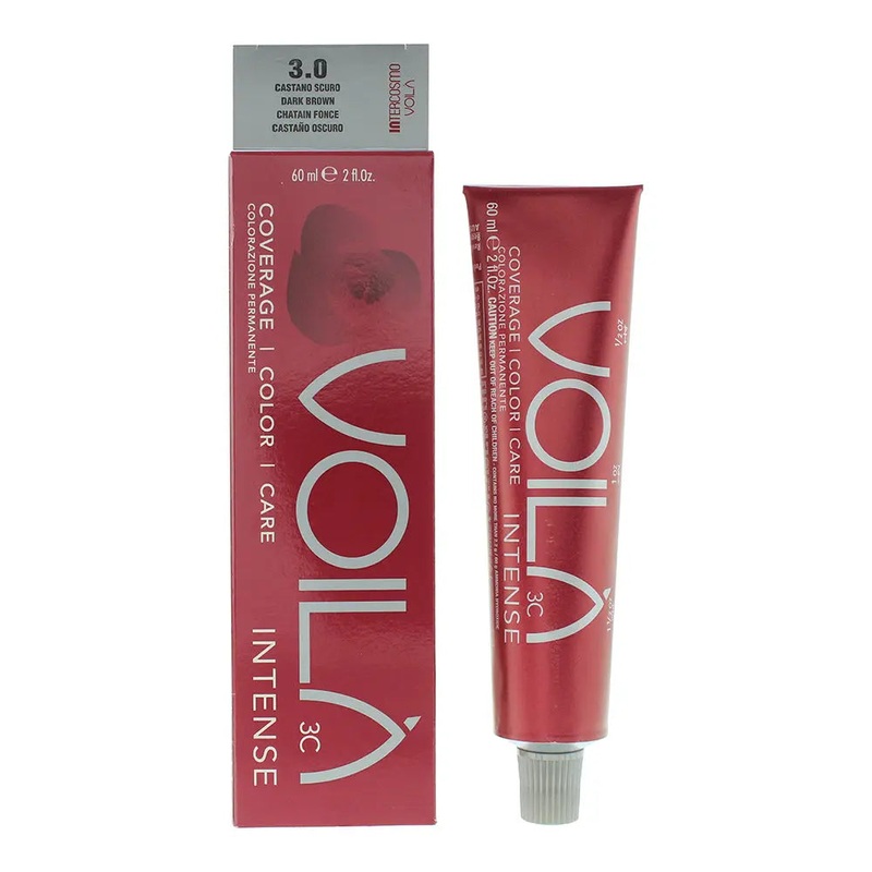 Intercosmo Voil 3C Intense 3.0 Dark Brown Hair Colour 60ml