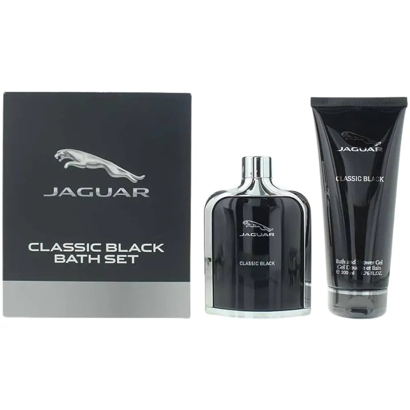 Jaguar Classic Black 2 Piece Gift Set: Eau De Toilette 100ml – Bath  Shower Gel 200ml