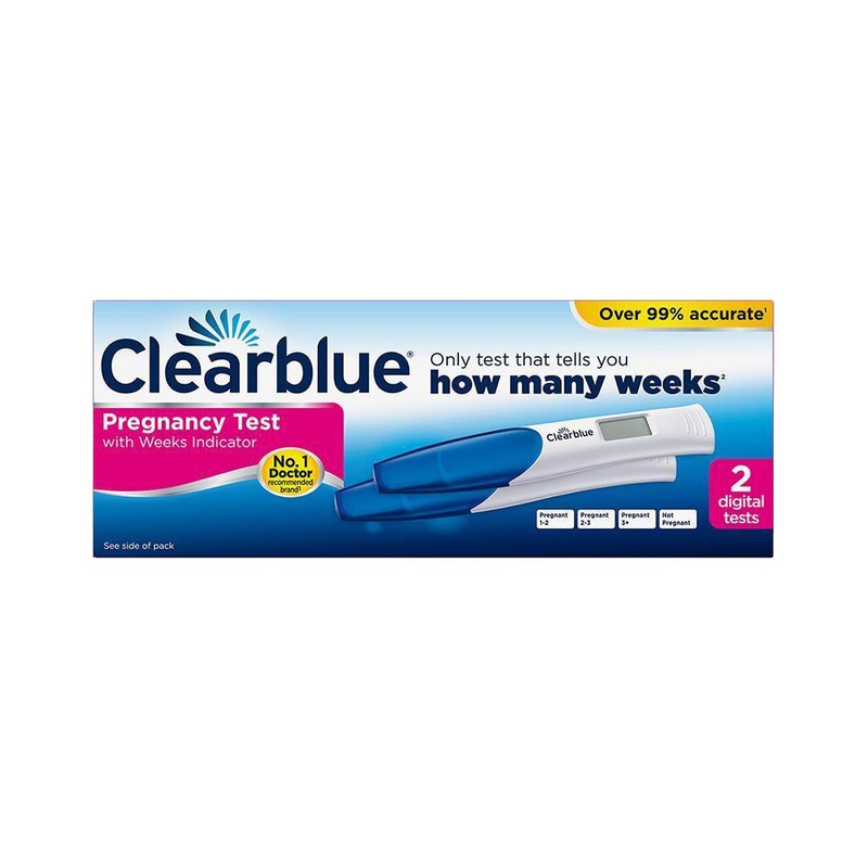 Digital Pregnancy Test with Weeks Indicator 2 tests