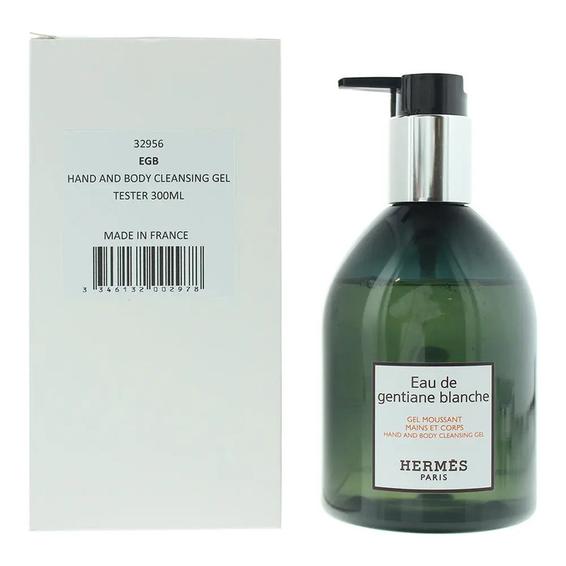 Herms Eau De Gentiane Blanche Tester Hand And Body Cleansing Gel 300ml