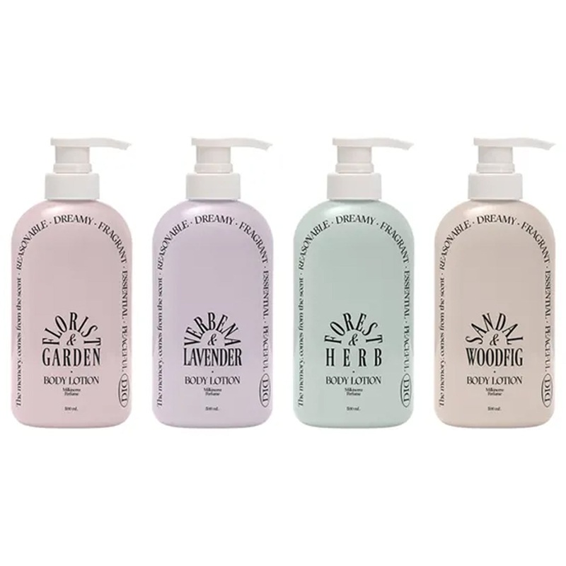 odiD Milkincera Perfume Body Lotion 500ml 4 types Florist Garden