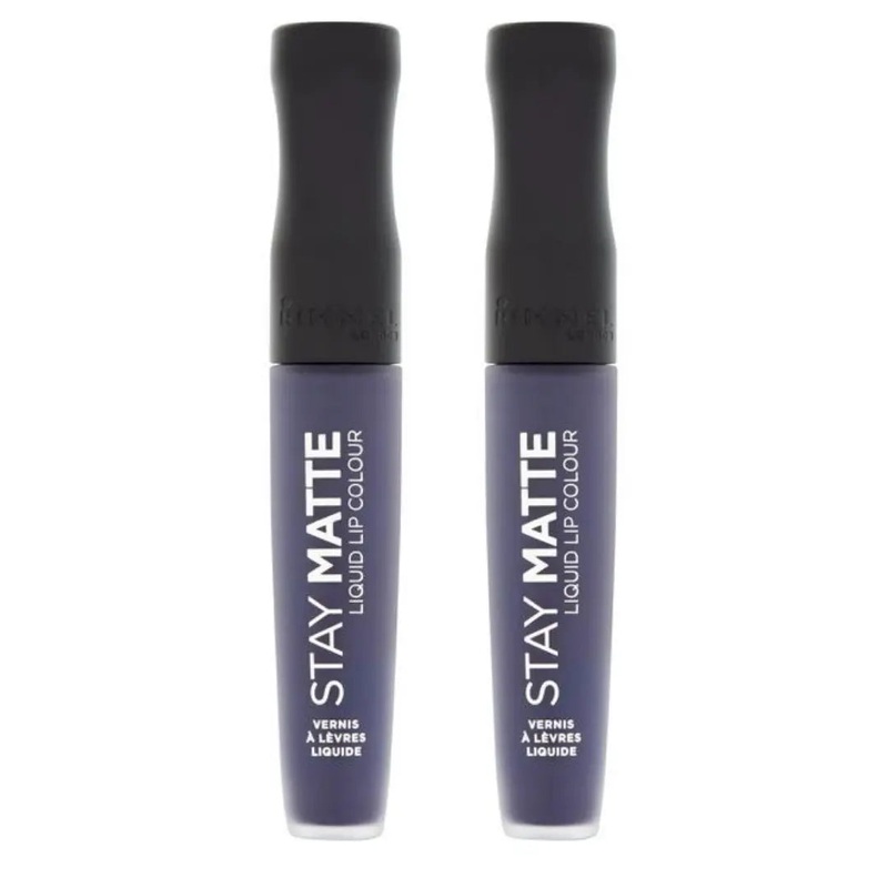 Rimmel Stay Matte Liquid Lip Colour 5.5ml – 830 Blue Iris Set of 2
