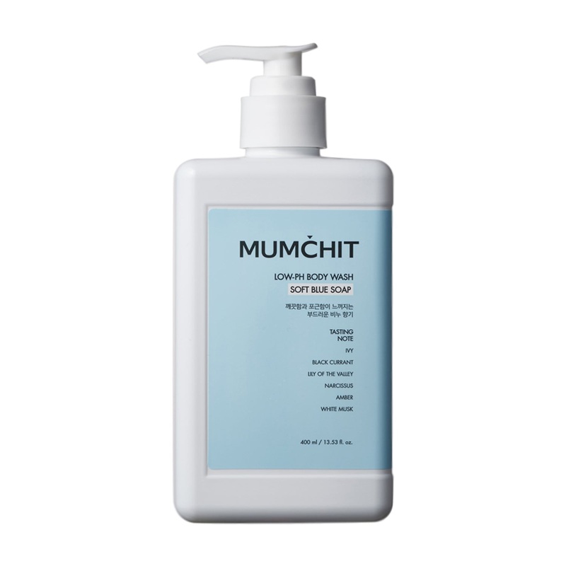 MUMCHIT Low-PH Body Wash 400ml 4 Types Soft Blue Soap