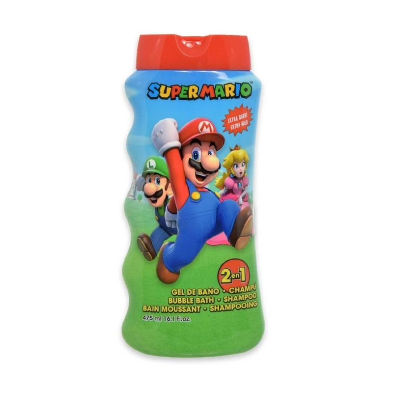 2-in-1 Gel and Shampoo Lorenay 475 ml Super Mario Bros