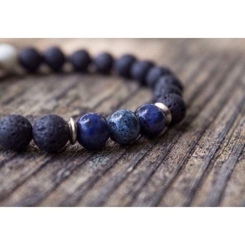 Diffuser Bracelets: Blue Dumortierite