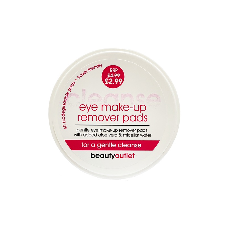 Beauty Outlet Non Oily Eye Makeup Remover Pads x40