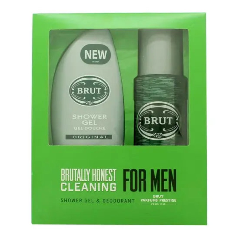 BRUT DEO 200ML AND SHOWER GEL 250ML