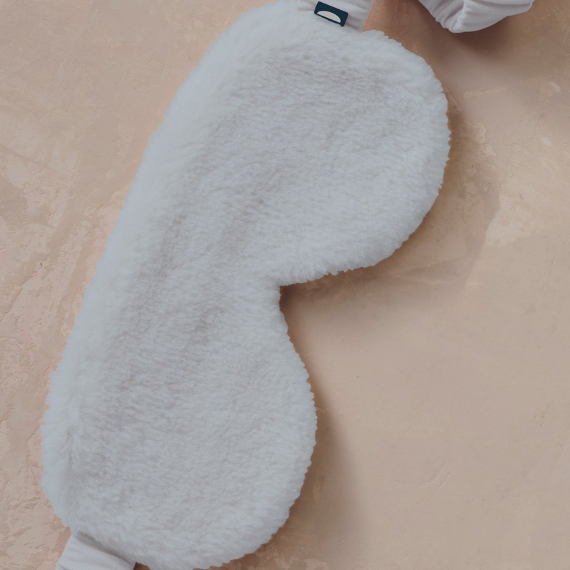 Merino Knit Fleece Sleep Mask – Platinum Slate