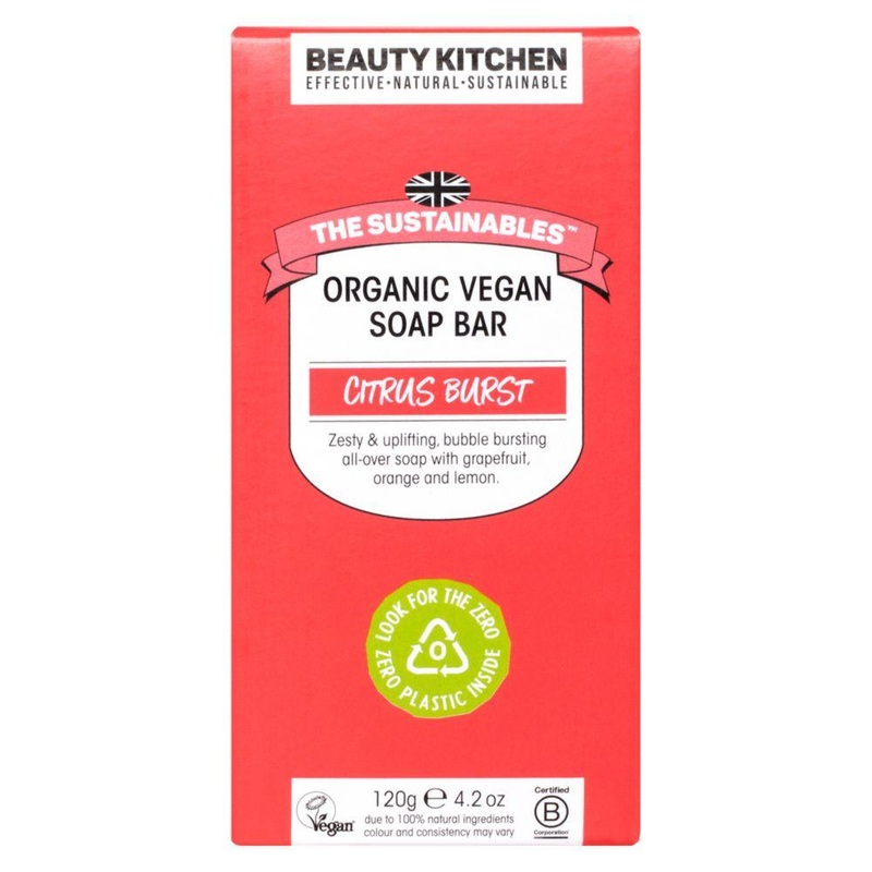 The Sustainables Citrus Burst Organic Vegan Soap Bar 120G