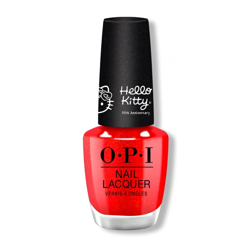 OPI x Hello Kitty Nail Lacquer Nail Polish HELLO KITTY, HELLO PRETTY