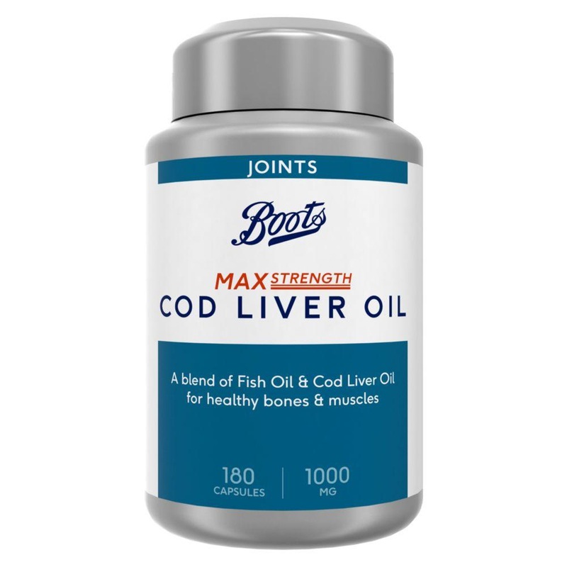 Max Strength Cod Liver Oil 1000Mg – 180 Capsules (6 Month Supply)