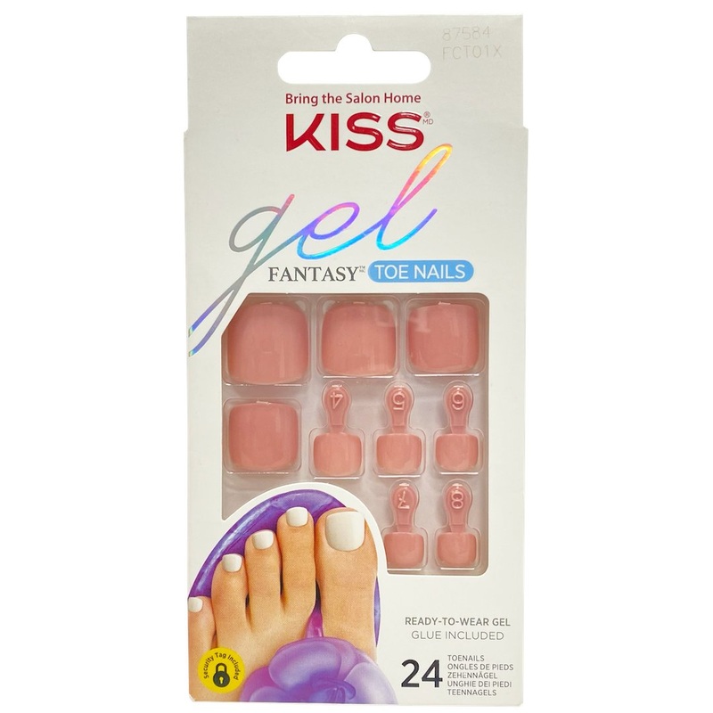 Kiss Gel Fantasy Toe Nails 87584