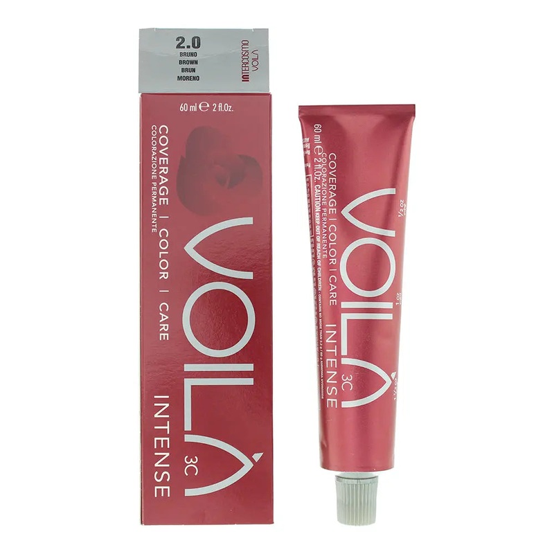 Intercosmo Voil 3C Intense 2.0 Brown Hair Colour 60ml
