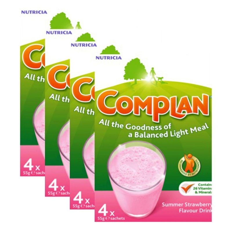 Strawberry Flavour Nutritional Drink – 4 Packs (16 X 55G Sachets)