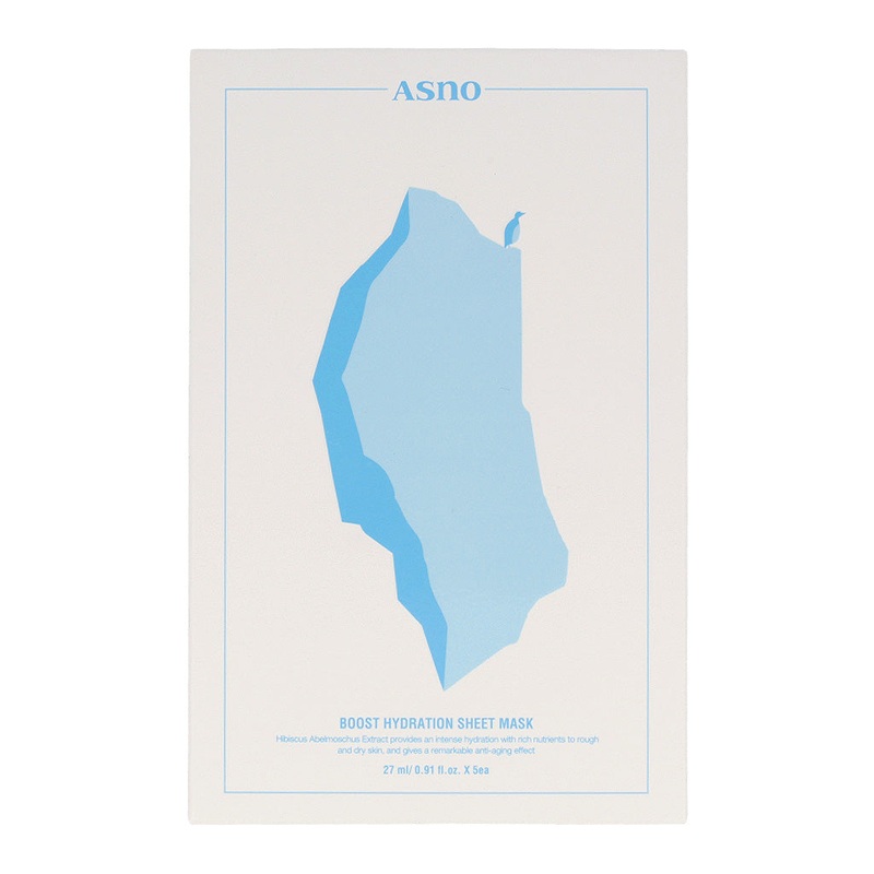 ASNO Rescue Boost Hydration Sheet Mask  27ml x 5 sheets