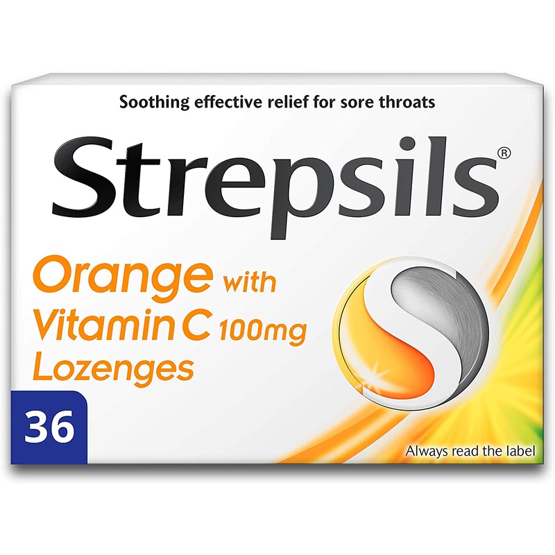 Orange with Vitamin C 36 lozenges