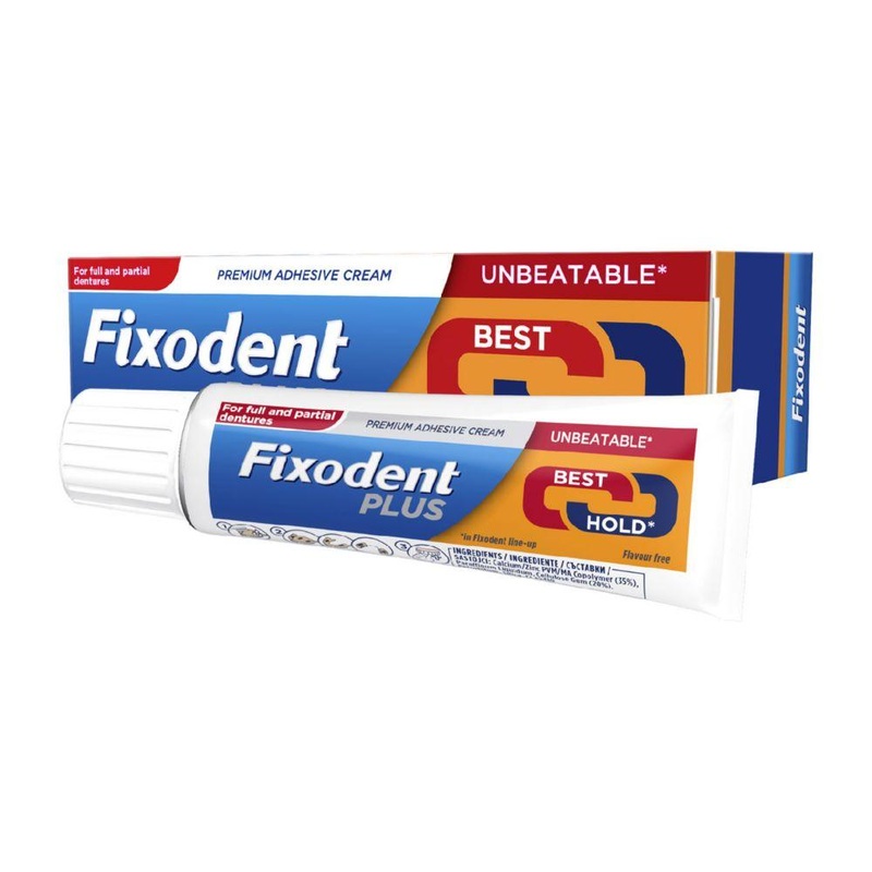Plus Best Hold Premium Denture Adhesive Cream 40G