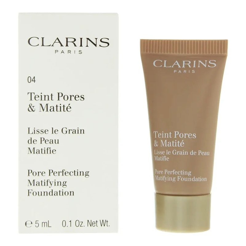 Clarins Pore Perfecting Matifying Tester 04 Nude Amber Foundation 5ml – Ref 80020554