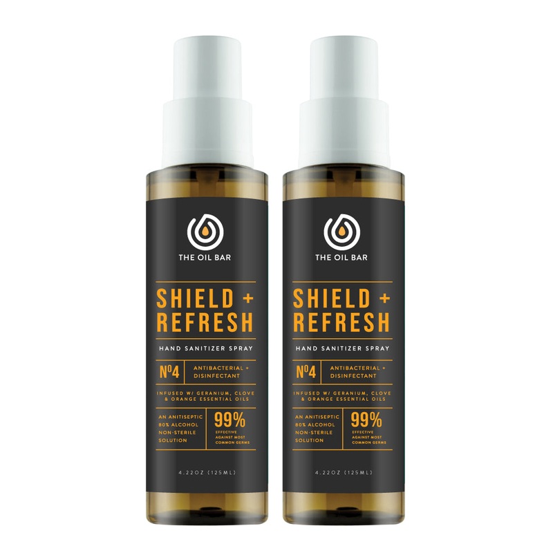 Shield + Refresh Hand Sanitizer Spray (2 pack)