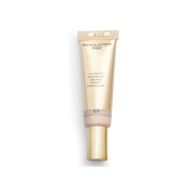 Tester Revolution Pro Ultimate Coverage Crease Proof Concealer C3