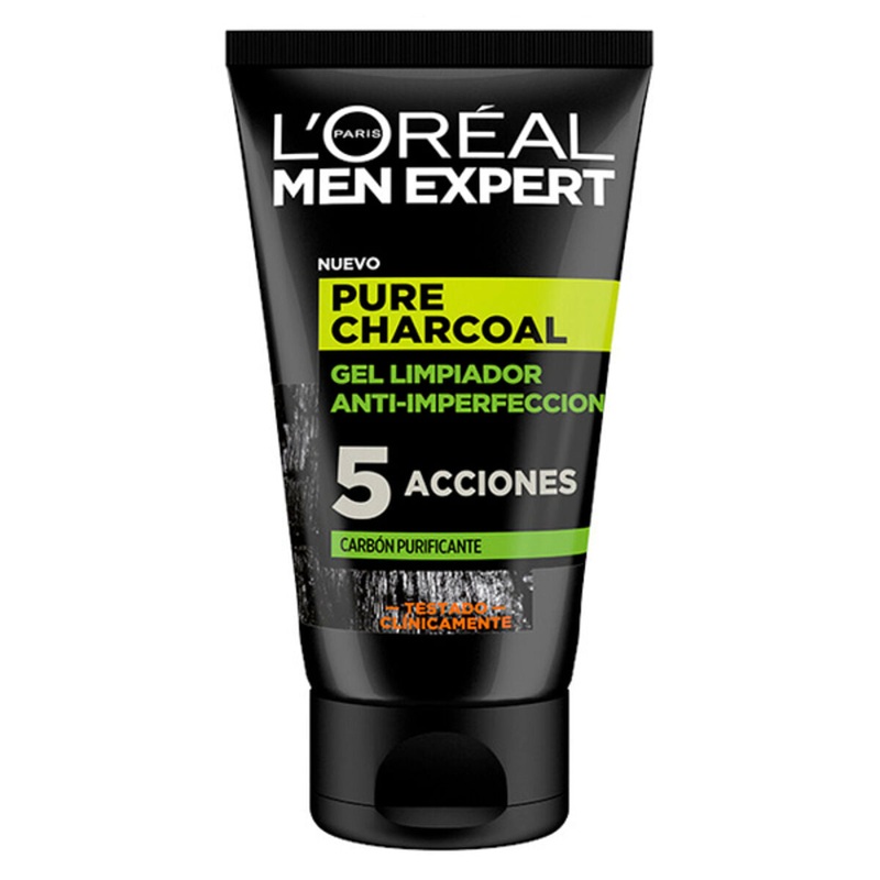 Facial Cleansing Gel Pure Charcoal L’Oreal Make Up 107 (100 ml) 100 ml
