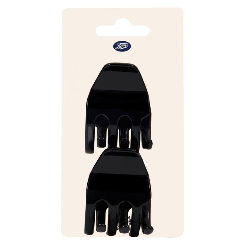 Small Jaw Clips X2 Black