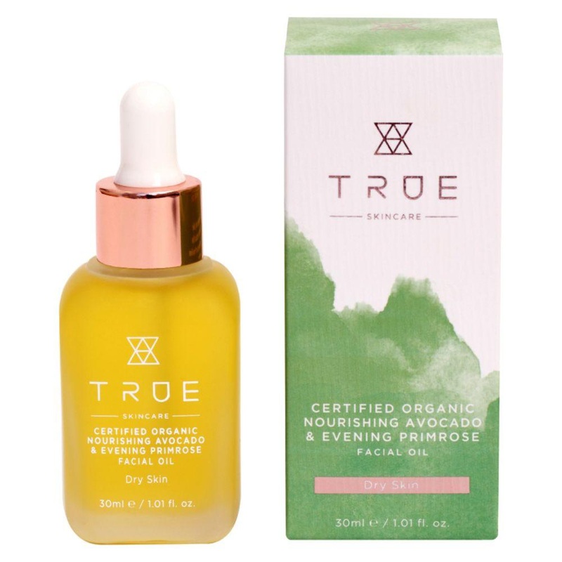 TRUE Skincare Certified Organic Nourishing Avocado & Evening Primrose Facial Oil 30ml