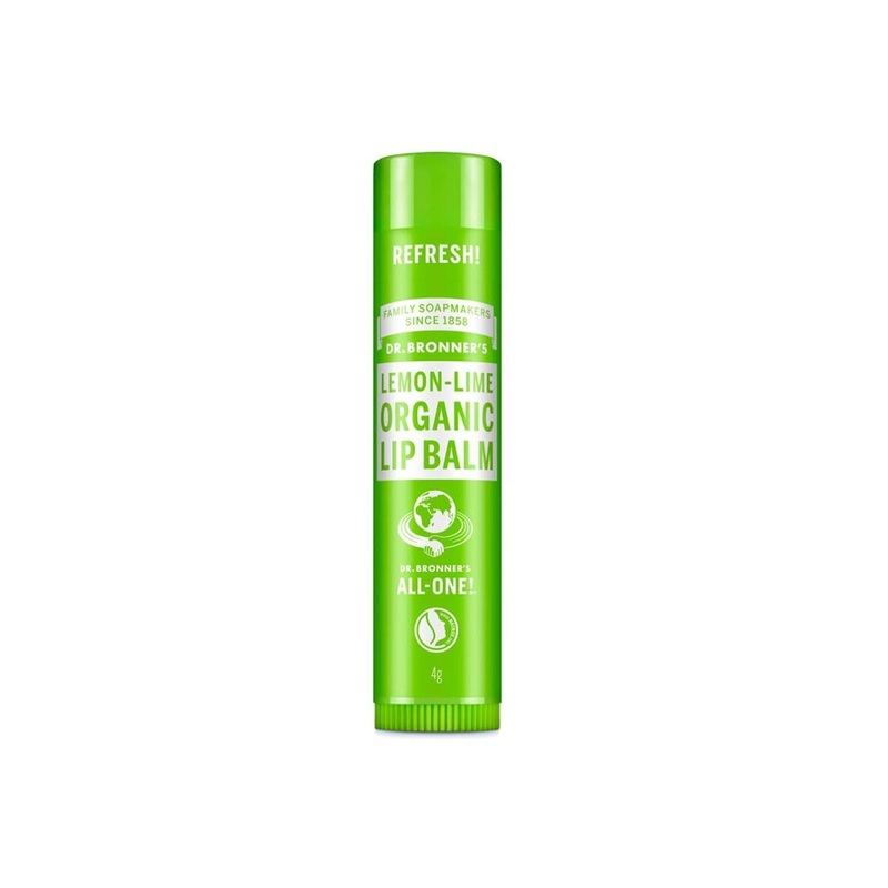 Lip Balm Dr Bronner’s Lemon Lime 4 g Transparent